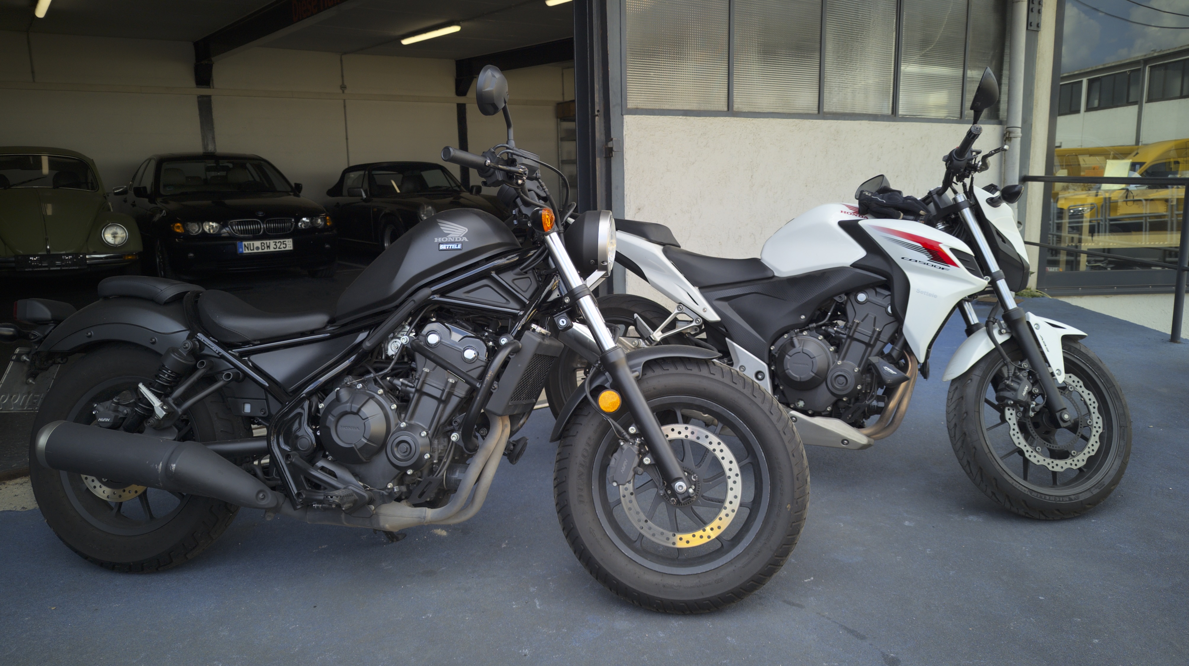 Honda Motorräder der Fahrschule